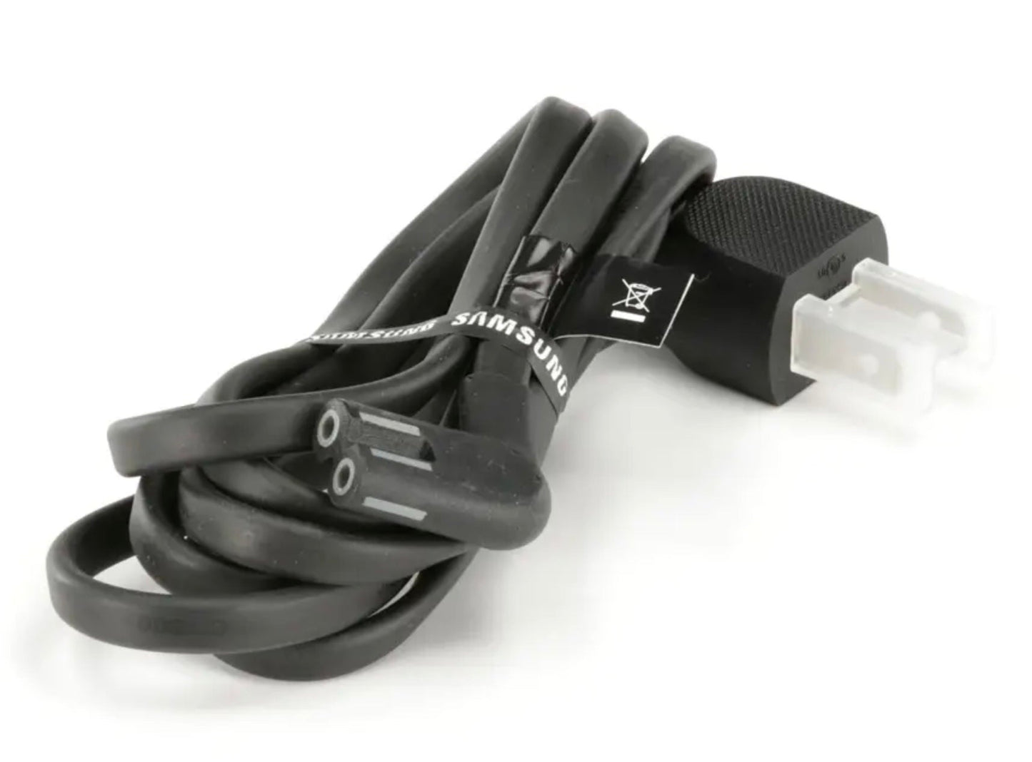 Samsung AH81-09782A AC Power Cable | 5 FT - Elbow C7 figure-8 to Elbow 2-Prong Male Connector | Non-Polarized - AH81-09782A