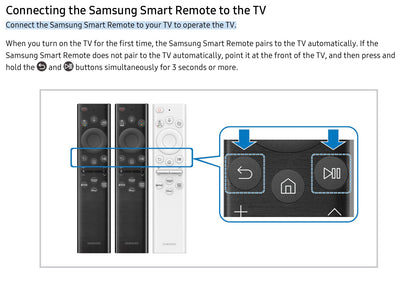 Samsung BN59-01385A for 2022 Smart SolarCell TV Remote Control - TM2280E BN5901385A
