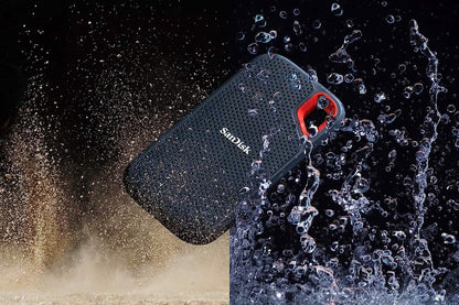 SanDisk 1TB Extreme Portable External SSD - Up to 550MB/s USB-C, USB 3.1 (Refurbished)