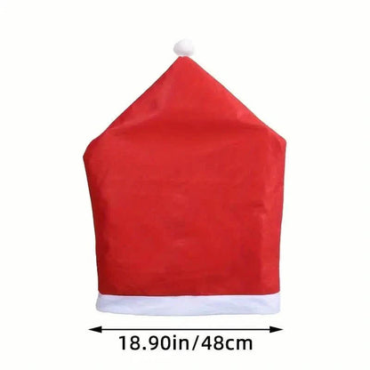Santa Hats Dining Chair Covers Slipcover