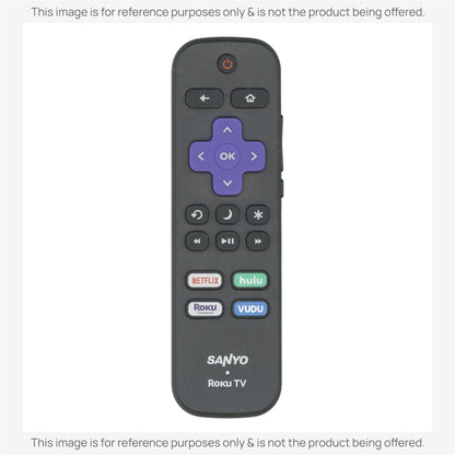 Substitute for Sanyo 101018E0074 ROKU TV Remote Control [RRLF16]