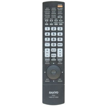 OEM Sanyo GXEA TV Remote Control - GXEA
