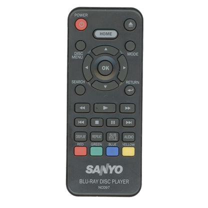 Sanyo NC097 Blu-Ray Disc Player Remote Control - NC097UL