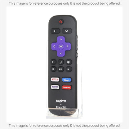 Substitute for Sanyo URMT21CND021 Roku TV Remote Control [RRLF16]