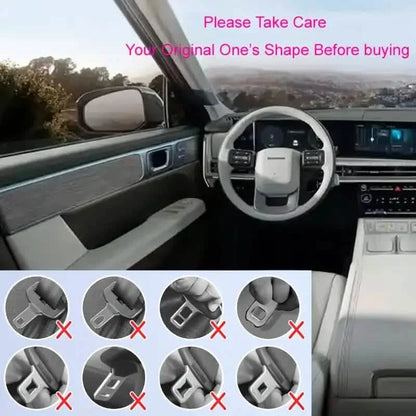 Seat Belt Extension Plug Buckle Adjustable Car Seat Belt Extender Cover