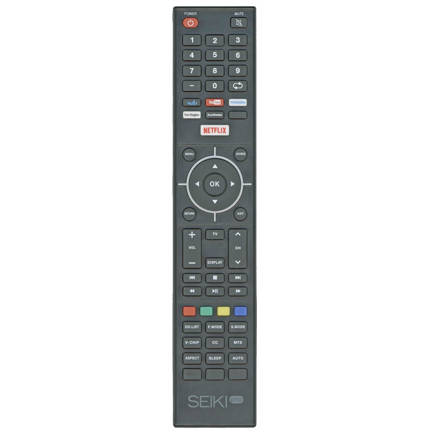 Seiki XHY-355-01 TV Remote Control