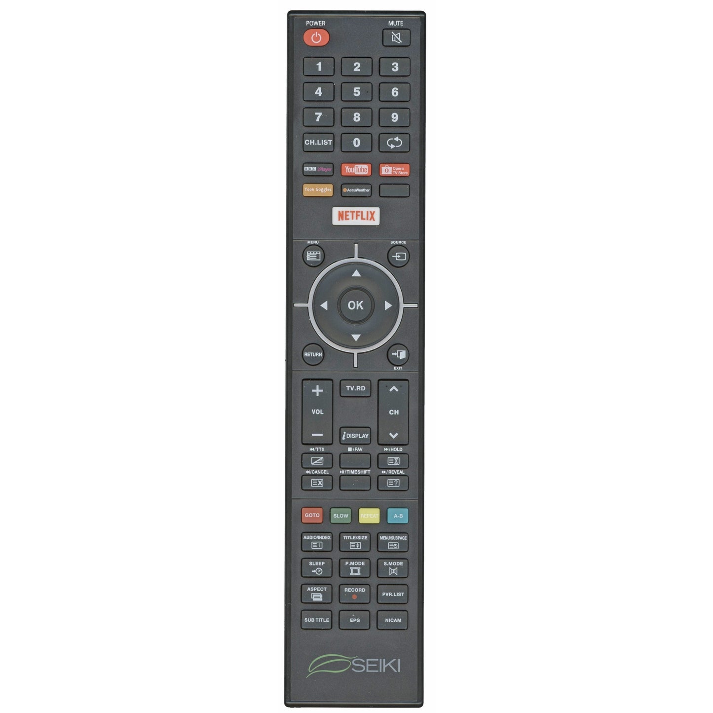 Seiki XHY35504 TV Remote Control