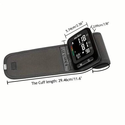 SEJOY Wrist Blood Pressure Monitor Automatic Digital Cuff Heart Rate BP Machine