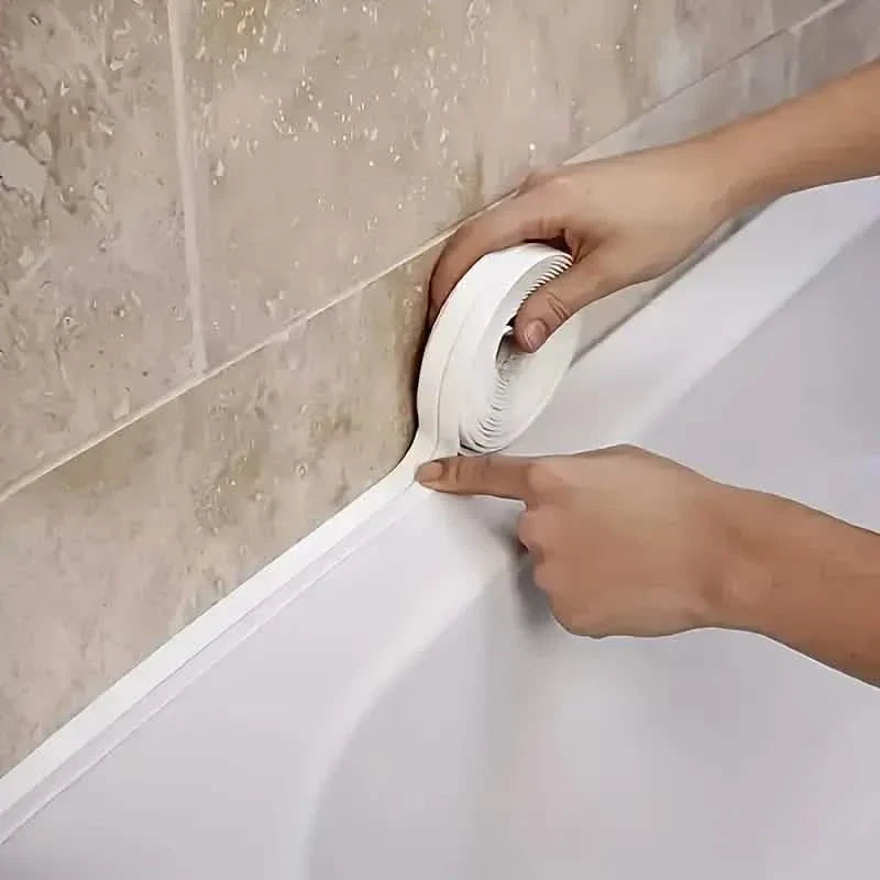 Self-Adhesive Waterproof Caulk Strip - Moisture-Resistant Sealing Tape for Kitchen & Bathroom