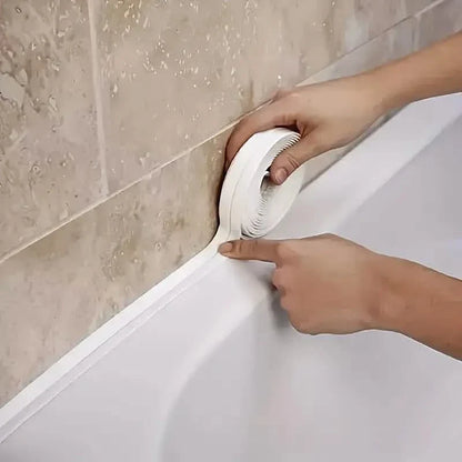 Self-Adhesive Waterproof Caulk Strip - Moisture-Resistant Sealing Tape for Kitchen & Bathroom