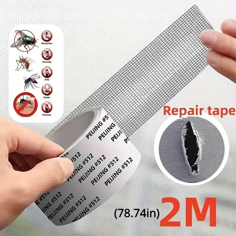 Self-Adhesive Window Screen Tape Mesh Repair Patch