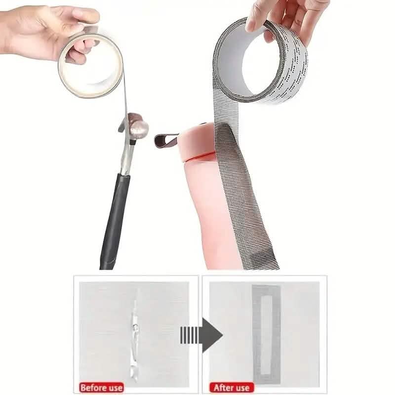 Self-Adhesive Window Screen Tape Mesh Repair Patch