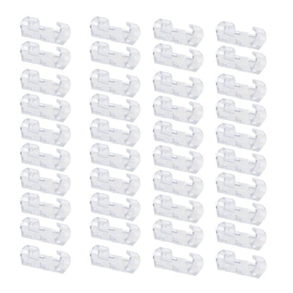 Self-Adhesive Wire Organizer Line Cable Plastic Clips