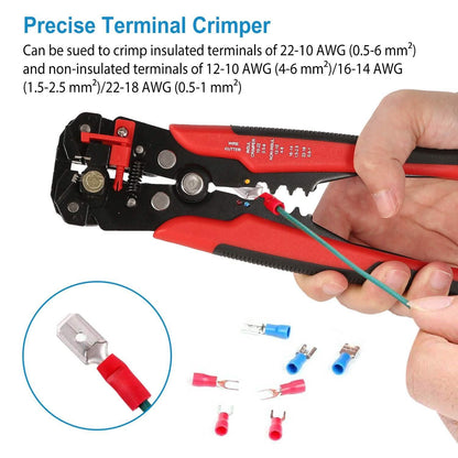 Self-Adjusting Multifunctional Wire Stripper