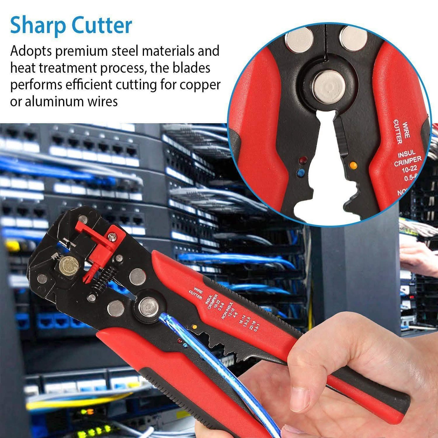 Self-Adjusting Multifunctional Wire Stripper