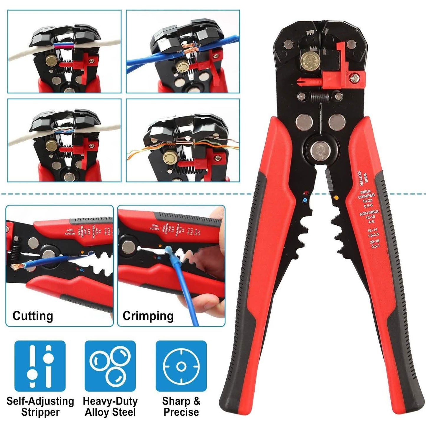 Self-Adjusting Multifunctional Wire Stripper