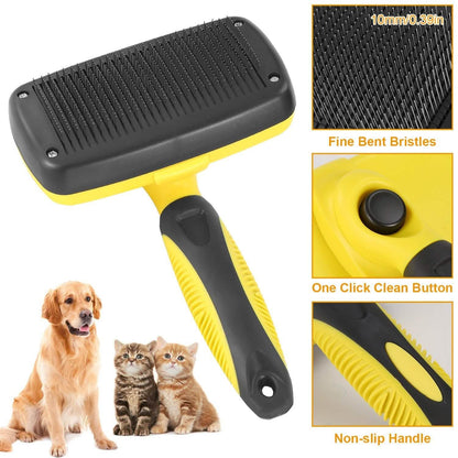 Self Cleaning Slicker Brush Pets