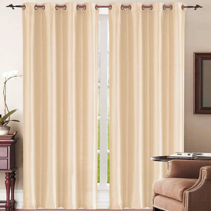 Set of 2: Grommet Curtain Panels - Assorted Colors