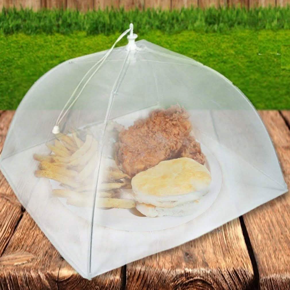 Set of 2: Large Pop-Up Mesh Screen Food Cover Tents