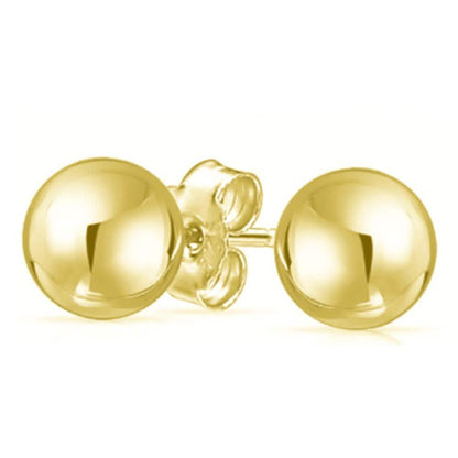 Set Of 3 Sterling Silver Ball Studs