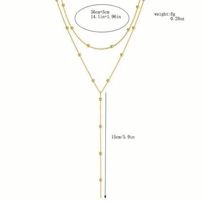 Sexy Tribal Style Iron Chain with Dangling Tassel Pendant