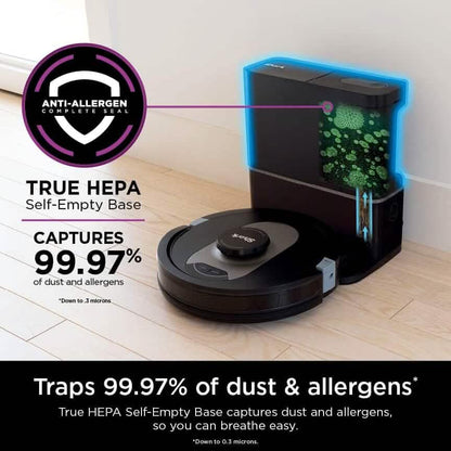 Shark RV2502AE AI Ultra Robot Vacuum with XL HEPA Self-Empty Base  (Refurbished)
