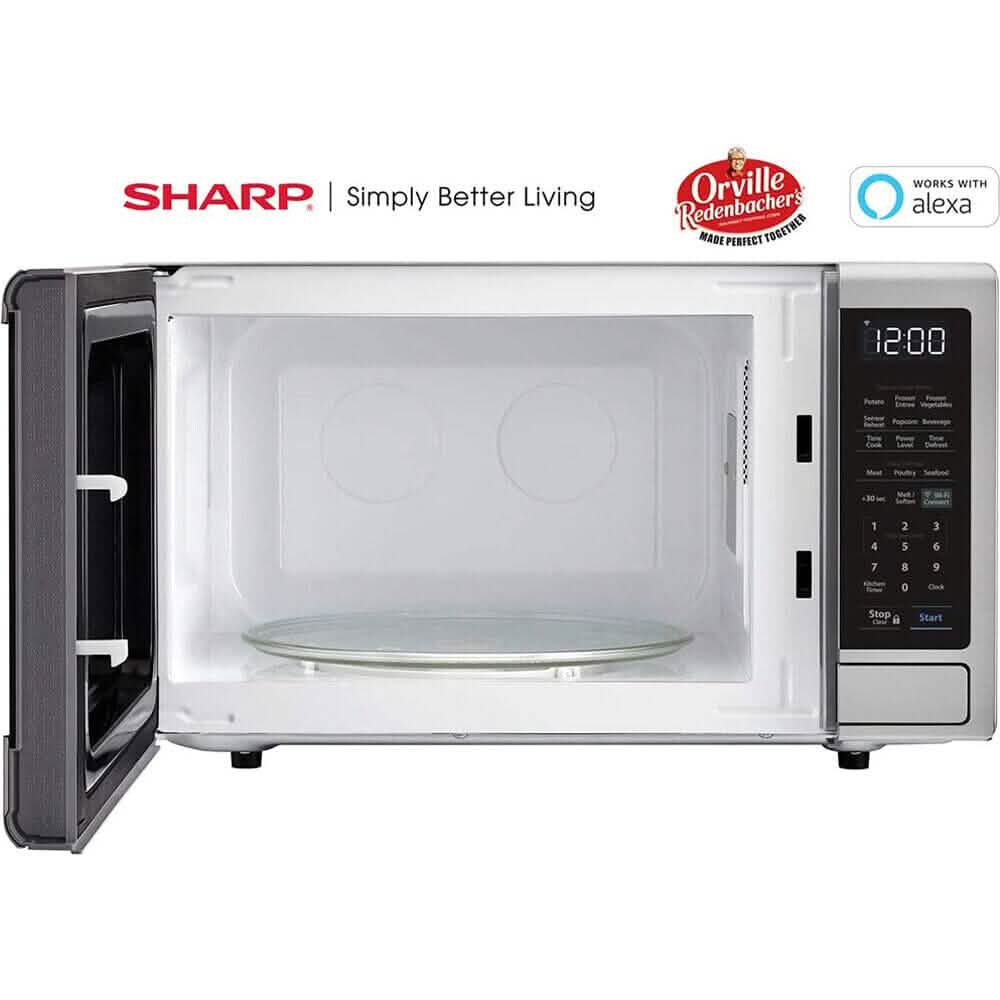 Sharp 1.4-Cu. Ft. Countertop Microwave with Alexa-Enabled Controls