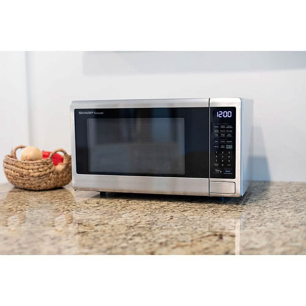 Sharp 1.4-Cu. Ft. Countertop Microwave with Alexa-Enabled Controls
