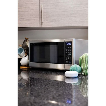 Sharp 1.4-Cu. Ft. Countertop Microwave with Alexa-Enabled Controls