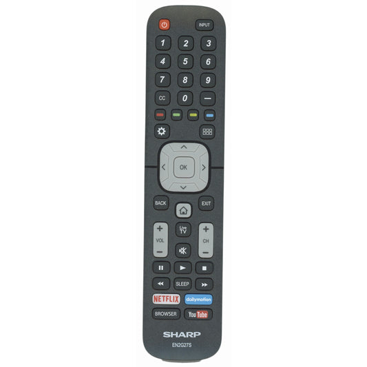 Sharp EN2G27S TV Remote Control