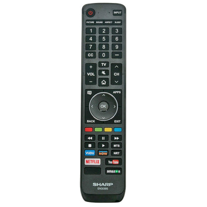 Sharp EN3I39S 2018 Smart TV Remote Control for Sharp Smart TVs | Vudu | Fandango | Netflix | YouTube | Amazon - EN3I39S