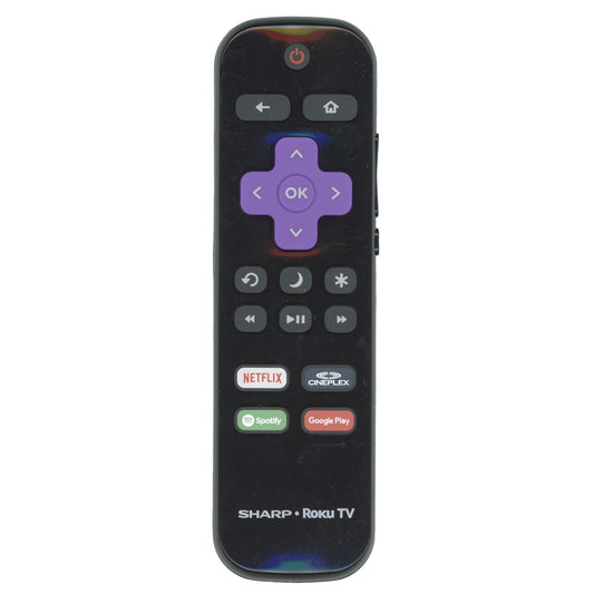 Sharp LC-RCRCA-17 TV Remote Control | 2017 | Canada | Netflix | CinePlex | Spotify | Google Play - LCRCRCA17