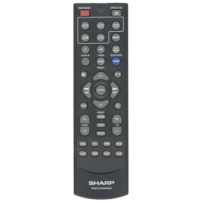 Sharp RRMCGA409AWSA Micro Component System Audio Remote Control | IR - RRMCGA409AWSA