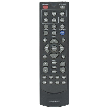 Sharp RRMCGA409AWSA Micro Component System Audio Remote Control | IR - RRMCGA409AWSA
