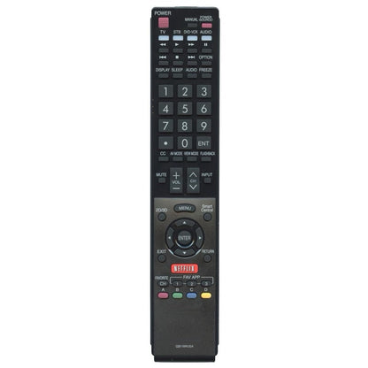 Sharp GB118WJSA Aquos Smart TV Remote Control | NETFLIX | IR - RRMCGB118WJSA