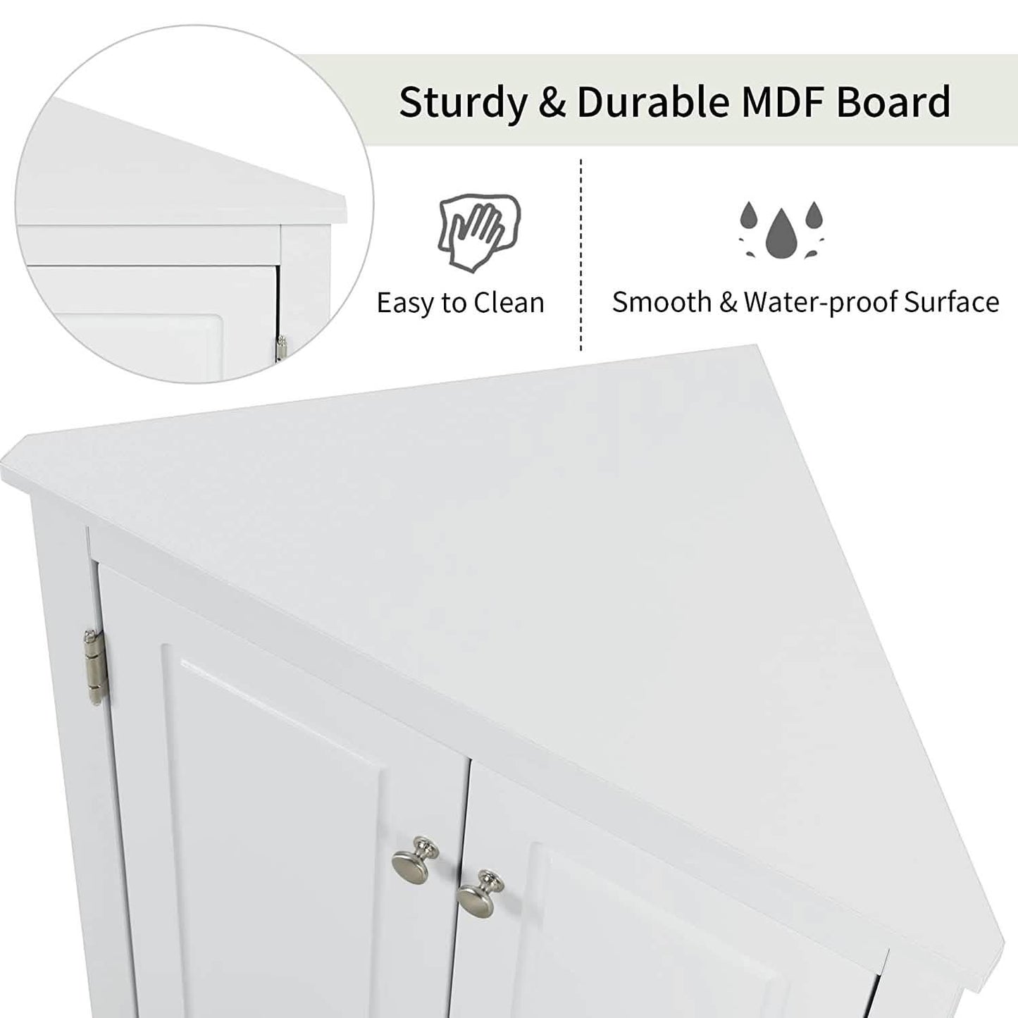 Shelf Corner Locker Triangle Corner Cabinet