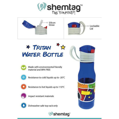 Shemtag Personalized Tritan Frosted Water Bottle