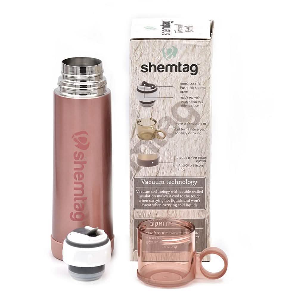 Shemtag Vacuum Thermal Bottle 16oz (480ml) Insulated with Coffee/Tea Cup Lid