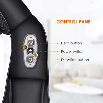 Shiatsu Neck and Shoulder Massager - 4D Back Massager with Heat