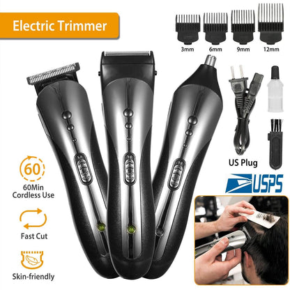 SHINON Men Electric Hair Clipper 3-in-1