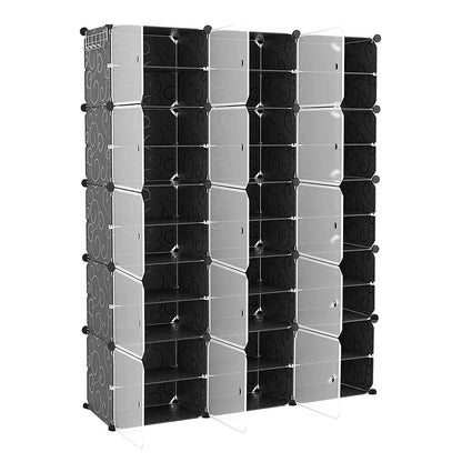 Shoe Rack Organizer with Transparent Doors
