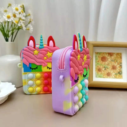 Shoulder Bag Fidget Toys Pop Fidget Backpack Toy