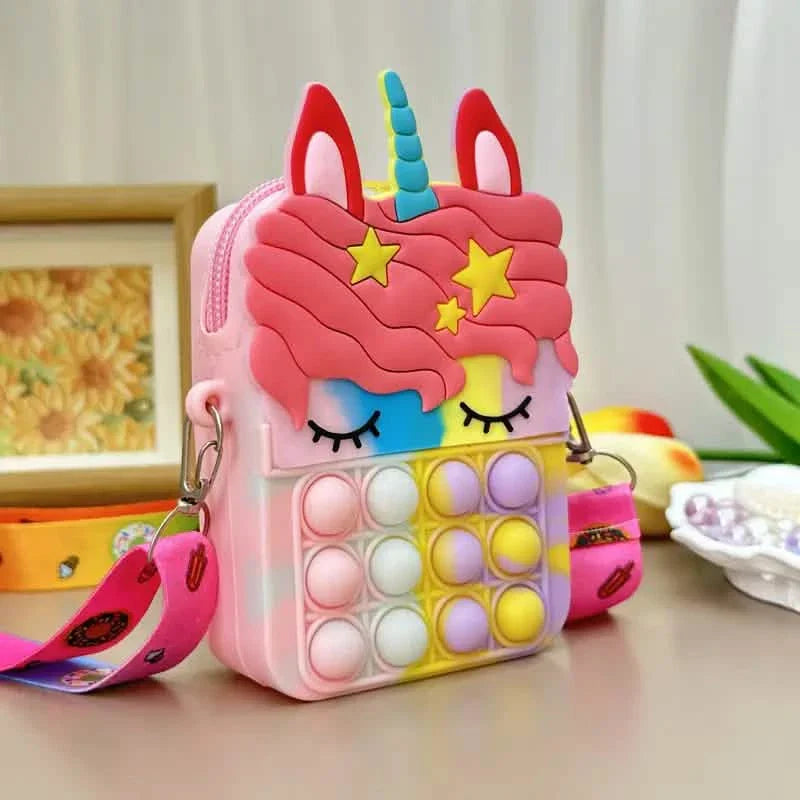 Shoulder Bag Fidget Toys Pop Fidget Backpack Toy