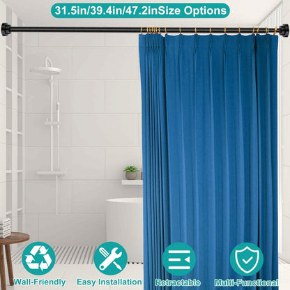 Shower Curtain Rod Adjustable Tension
