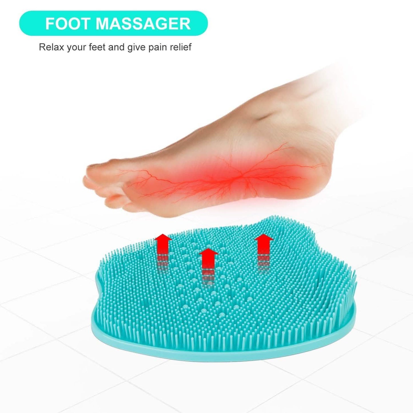 Shower Foot Scrubber Mat
