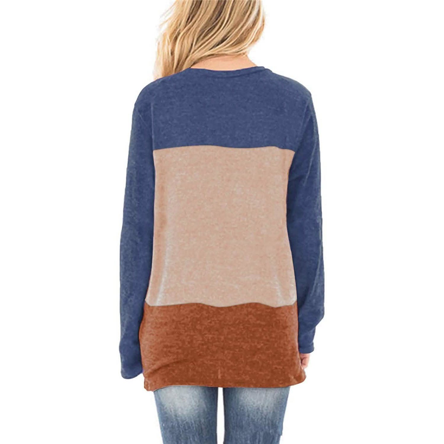 Sieanear Women's Casual Short Sleeve T-Shirt Tops Twist Knot Front Tunics