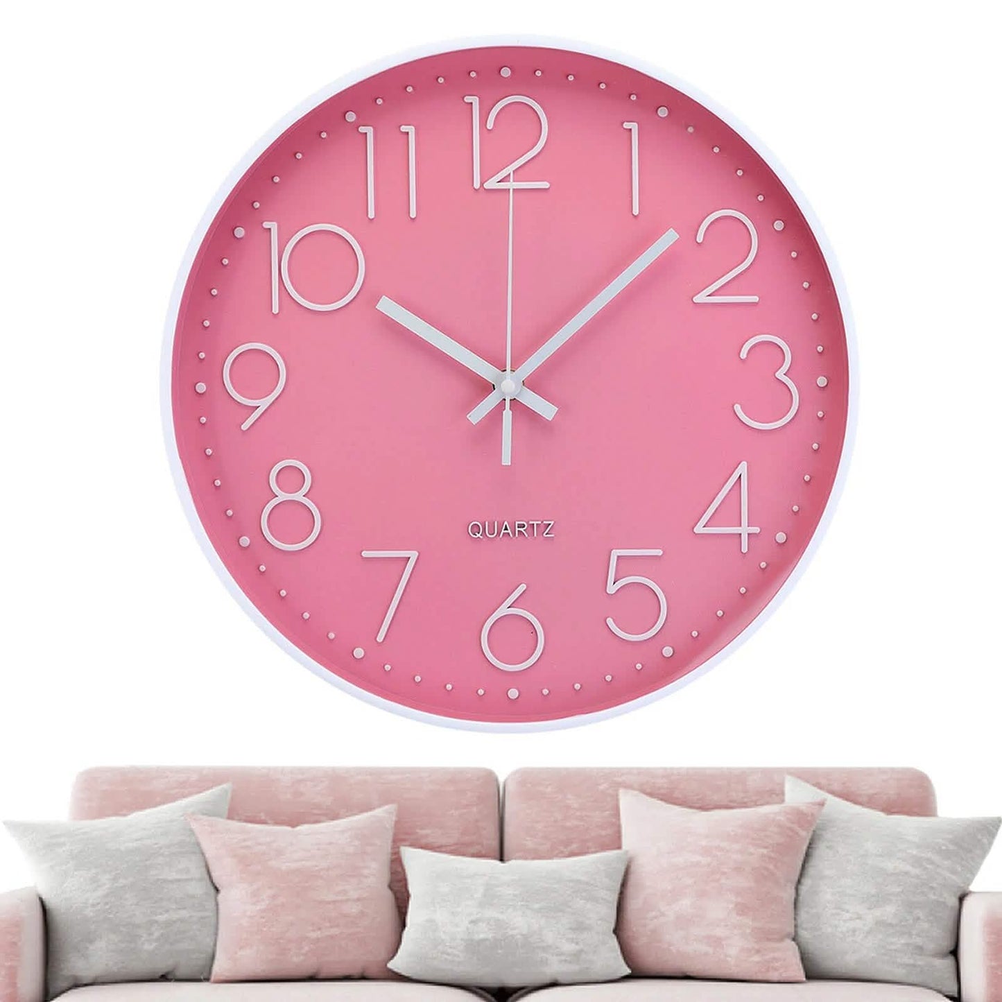 Silent Quartz Decorative Battery Powered Wall Clock
