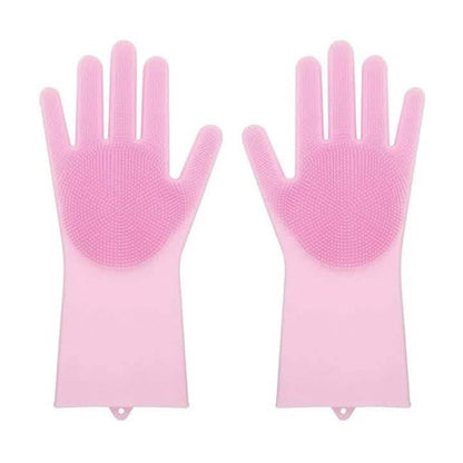 Silicone Scrubber Bristly Gloves