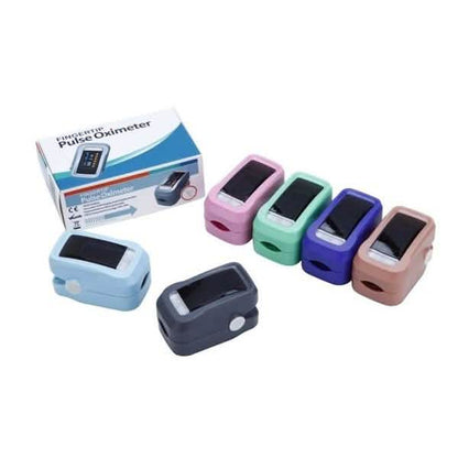 Simple Finger Pulse Oximeter Blood Pressure Monitor Heart Rate Portable