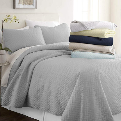 Simply Soft Quilted Coverlet Set - Assorted Styles